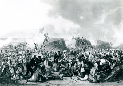 La Batalla de Sobraon 10 de febrero de 1846 de John Harris