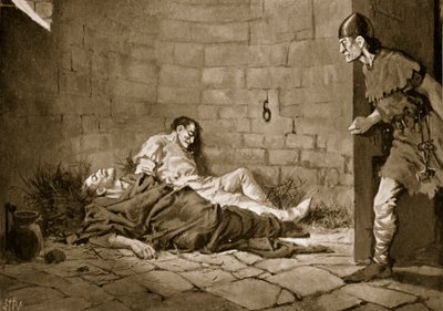 Encarcelamiento y muerte de los duques Erik y Valdemar, 1318 de John Harris Valda