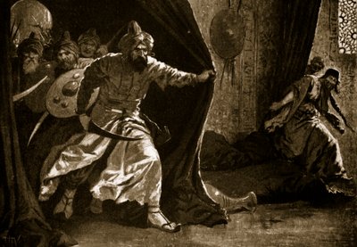 Revuelta de la Guardia Real en Damasco de John Harris Valda