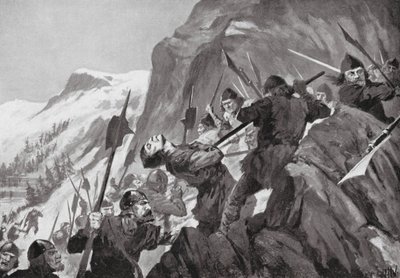La batalla de Morgarten de John Harris Valda