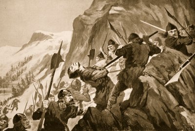 La batalla de Morgarten de John Harris Valda