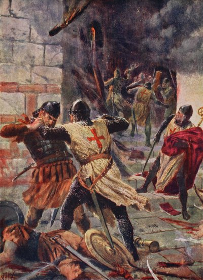 La Captura de Constantinopla por los Cruzados de John Harris Valda