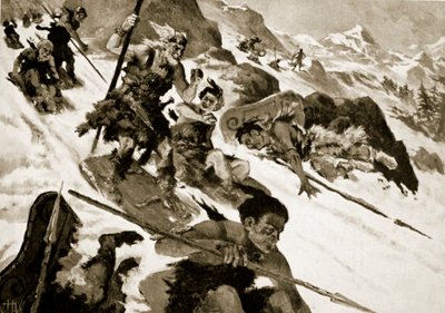 Los cimbrios en los Alpes de John Harris Valda