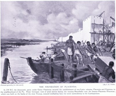 La fundación de Placentia 218 a.C. de John Harris Valda