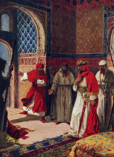 El último consejo de Boabdil en la Alhambra de John Harris Valda