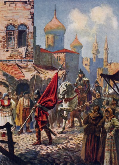 El regreso de Iván el Terrible a Moscú después de la conquista de Kazán de John Harris Valda