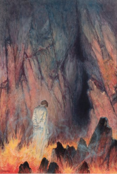 El espíritu de la humanidad pasando a lo desconocido de John Harris Valda
