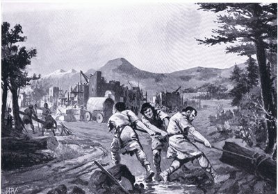 Montañeses valacos fundando una ciudad en el siglo IX, de Hutchinson
