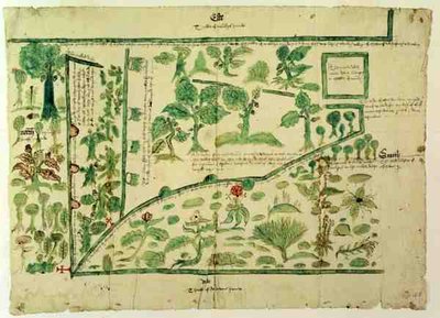 Mapa que muestra parte de la mansión de Shawe, Berkshire, Inglaterra de John Hasard