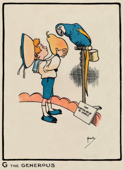 G el Generoso / J. Hassall / Dibujo, 1903 de John Hassall