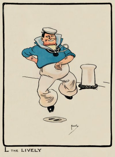 L el Vivaz / J. Hassall / Dibujo, 1903 de John Hassall
