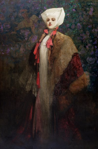 La Dama (óleo sobre lienzo) de John Hassall