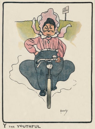 Y el joven / J. Hassall / Dibujo, 1903 de John Hassall
