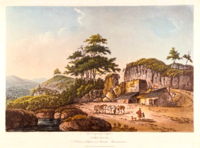 Hornos de Cal. Una Vista en Clifton cerca de Bristol, Gloucestershire de John Hassell
