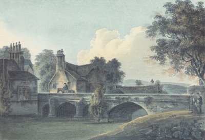 La entrada al Palacio del Rey Juan, Eltham, Kent de John Hassell