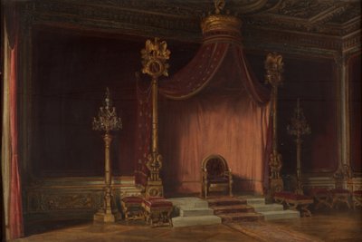 El trono de Napoleón, Palacio de Fontainebleau, 1888 de John Haynes Williams