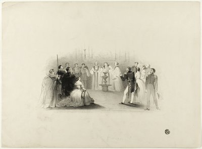 Bautizo de Eduardo VII de John Hayter
