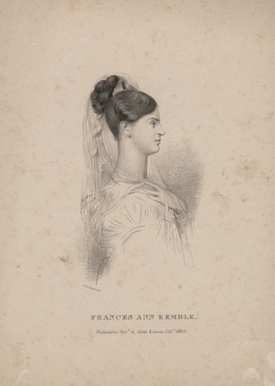 Frances Ann Kemble de John Hayter