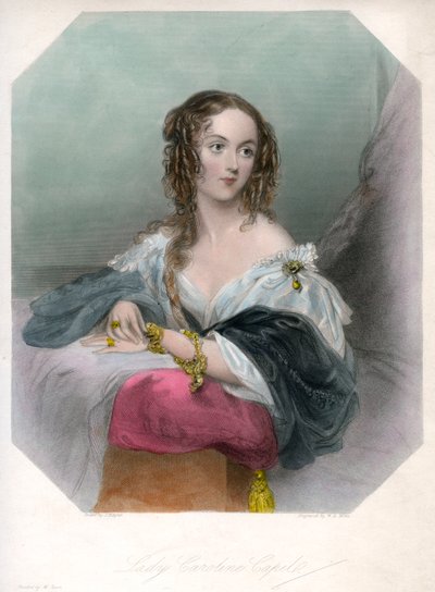 Lady Caroline Capel, c1800-1820 de John Hayter
