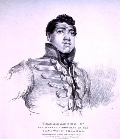 Tamehameha 2º: Su Majestad el Rey de las Islas Sandwich de John Hayter