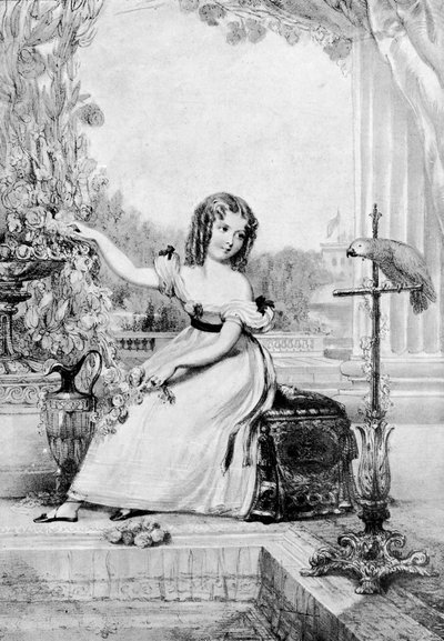 La Princesa Victoria a la edad de once años, 1901 de John Hayter