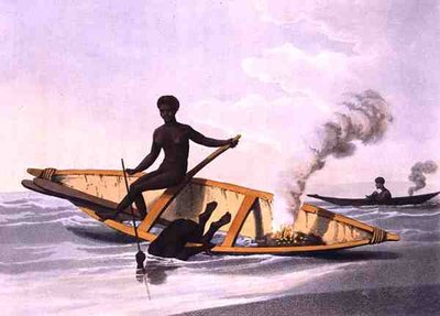 Pesca, grabado por Matthew Dubourg, publicado por Edward Orme de John Heaviside (after) Clark