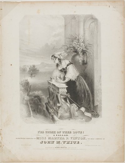 Pensaré en ti, amor. de John Henry Bufford
