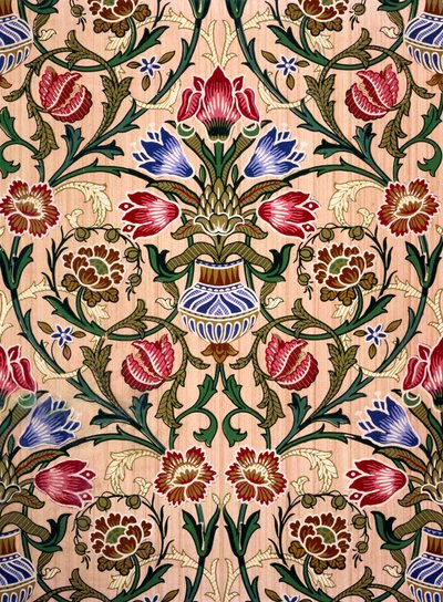 Diseño de papel tapiz de tallo único, 1905 de John Henry Dearle