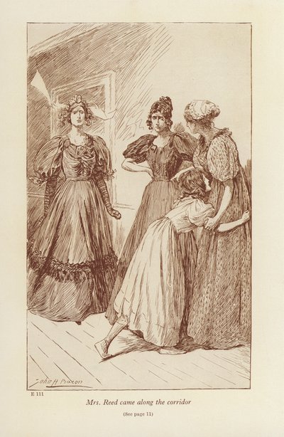 Ilustración para Jane Eyre de Charlotte Bronte (litografía) de John Henry Frederick (after) Bacon