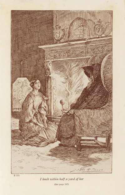 Ilustración para Jane Eyre de Charlotte Bronte (litografía) de John Henry Frederick (after) Bacon