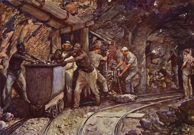 Minas de diamantes de Kimberley de John Henry Frederick (after) Bacon