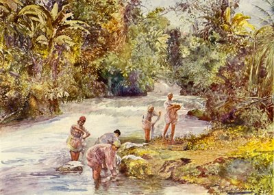 El río Blanco, Jamaica de John Henry Frederick (after) Bacon