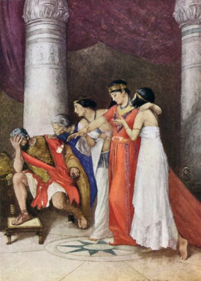Antonio y Cleopatra de John Henry Frederick after Bacon