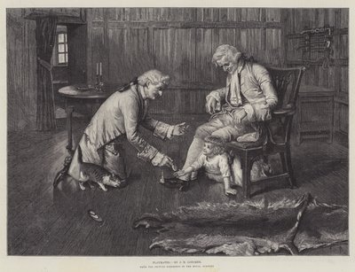 Compañeros de juego, del cuadro exhibido en la Royal Academy de John Henry Lorimer