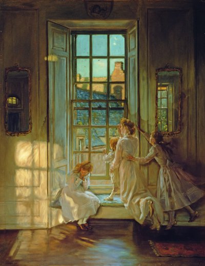 El vuelo de las golondrinas, 1906 de John Henry Lorimer