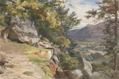 Vista desde Craig-y-Barns, Dunkeld, mirando al sur de John Henry Mole