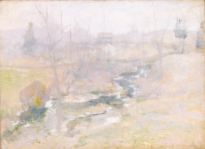 Fin del invierno de John Henry Twachtman