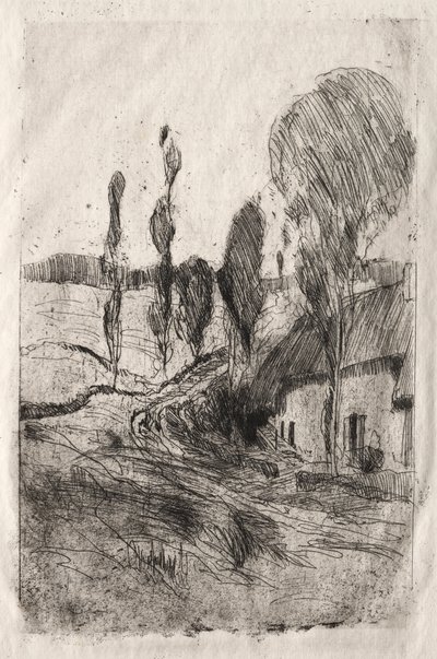 Paisaje francés, ca. 1884-89 de John Henry Twachtman