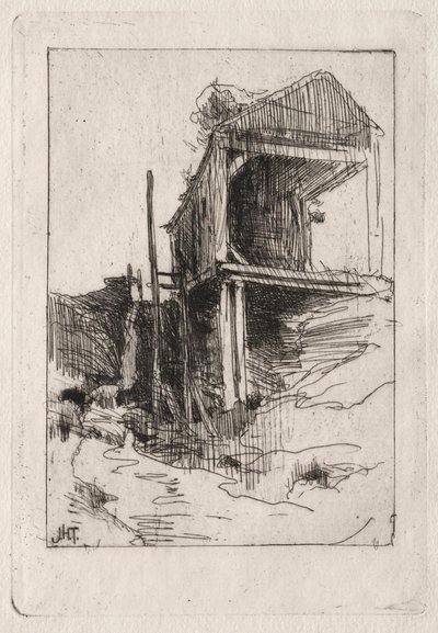 Viejo molino, Branchville, Connecticut de John Henry Twachtman