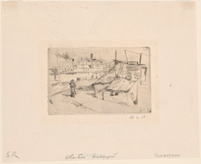 Barracas y fábricas de John Henry Twachtman