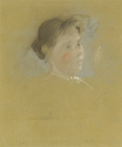 Estudio de una Cabeza, c.1888-95 de John Henry Twachtman