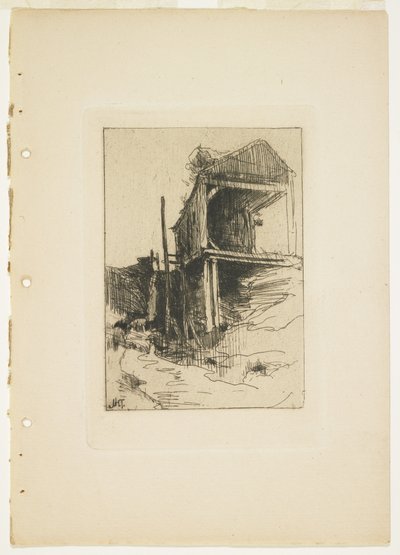 El molino abandonado, 1888-1889 de John Henry Twachtman
