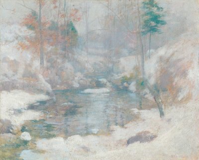 Armonía invernal, c.1890-1900 (óleo sobre lienzo) de John Henry Twachtman