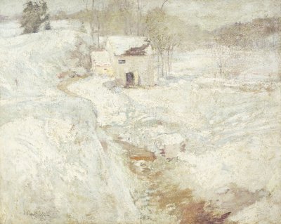 Paisaje Invernal de John Henry Twachtman