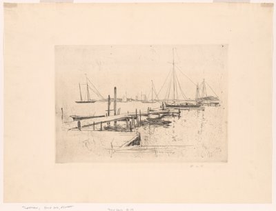 Muelle para yates de John Henry Twachtman