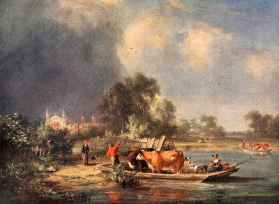 Eton desde el río de John Hilder