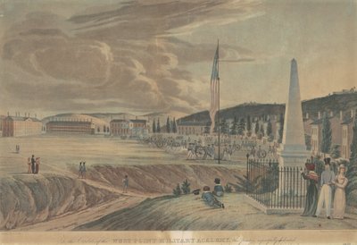 Academia Militar de los Estados Unidos, mirando al sur de John Hill, after George Catlin