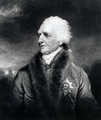 Augustus Henry Fitzroy, 3er Duque de Grafton, grabado por C. Turner de John Hoppner