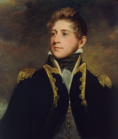 Capitán Peter Parker (1785-1814), c.1808-10 (óleo sobre lienzo) de John Hoppner