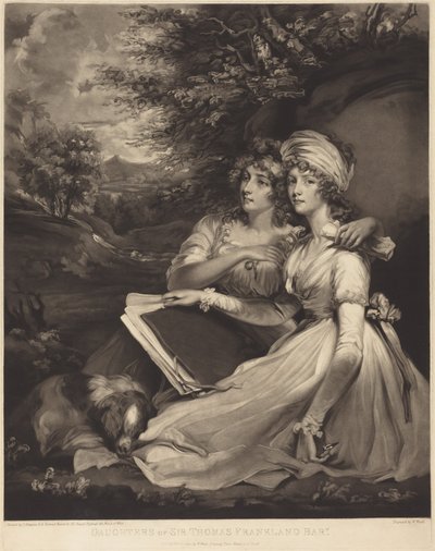 Hijas de Sir Thomas Frankland, baronet (Las hermanas) de John Hoppner